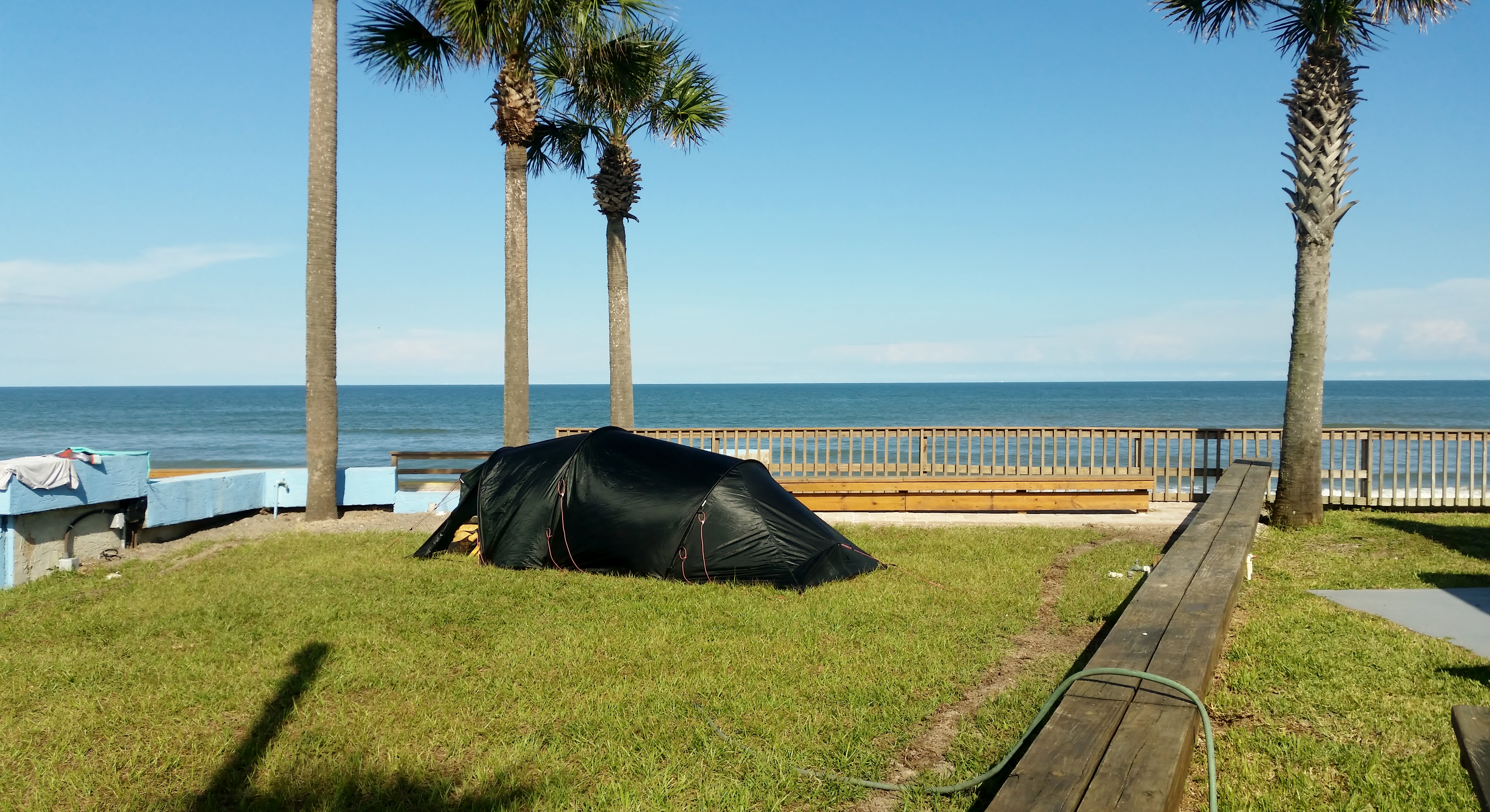 A beautiful campsite right on the beach ---- for $65+tax!