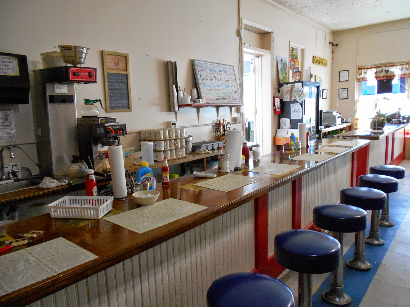 Counter Service inside Wheeler's Cafe