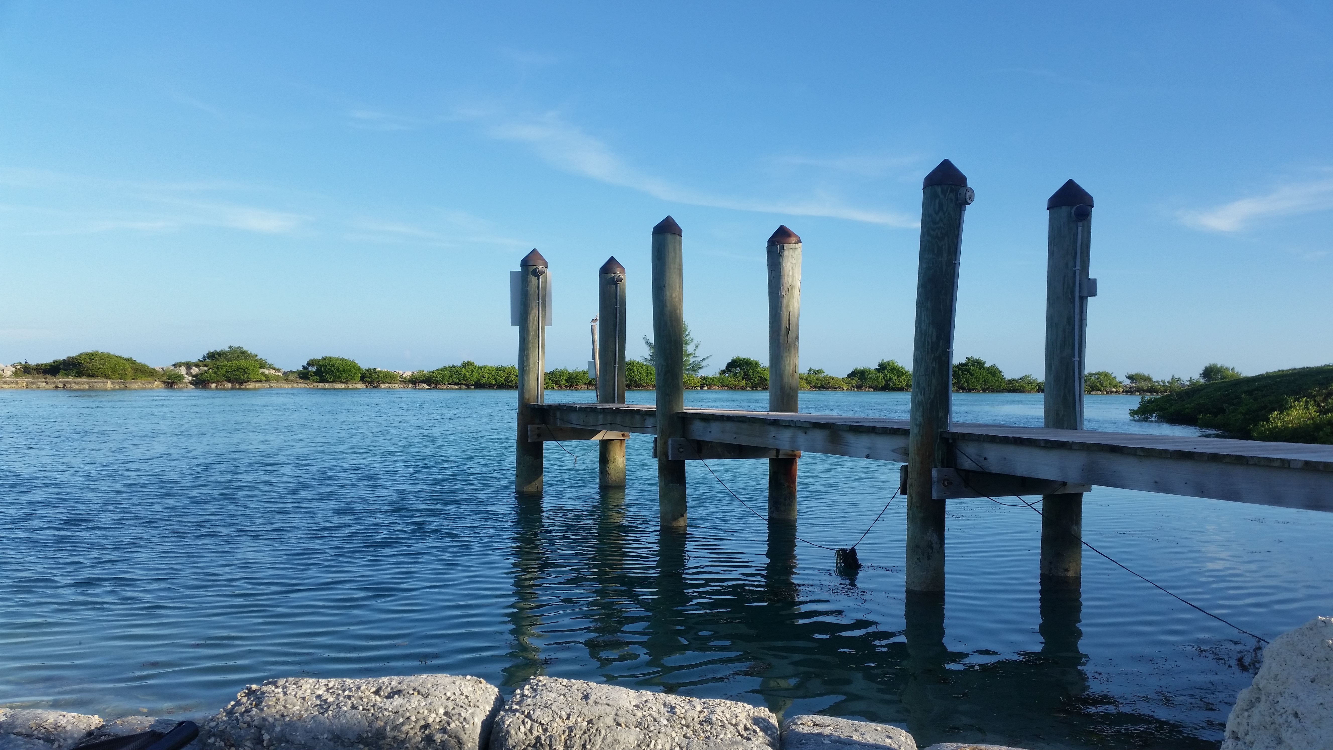 The view from our lounge chairs near the saltwater lagoon