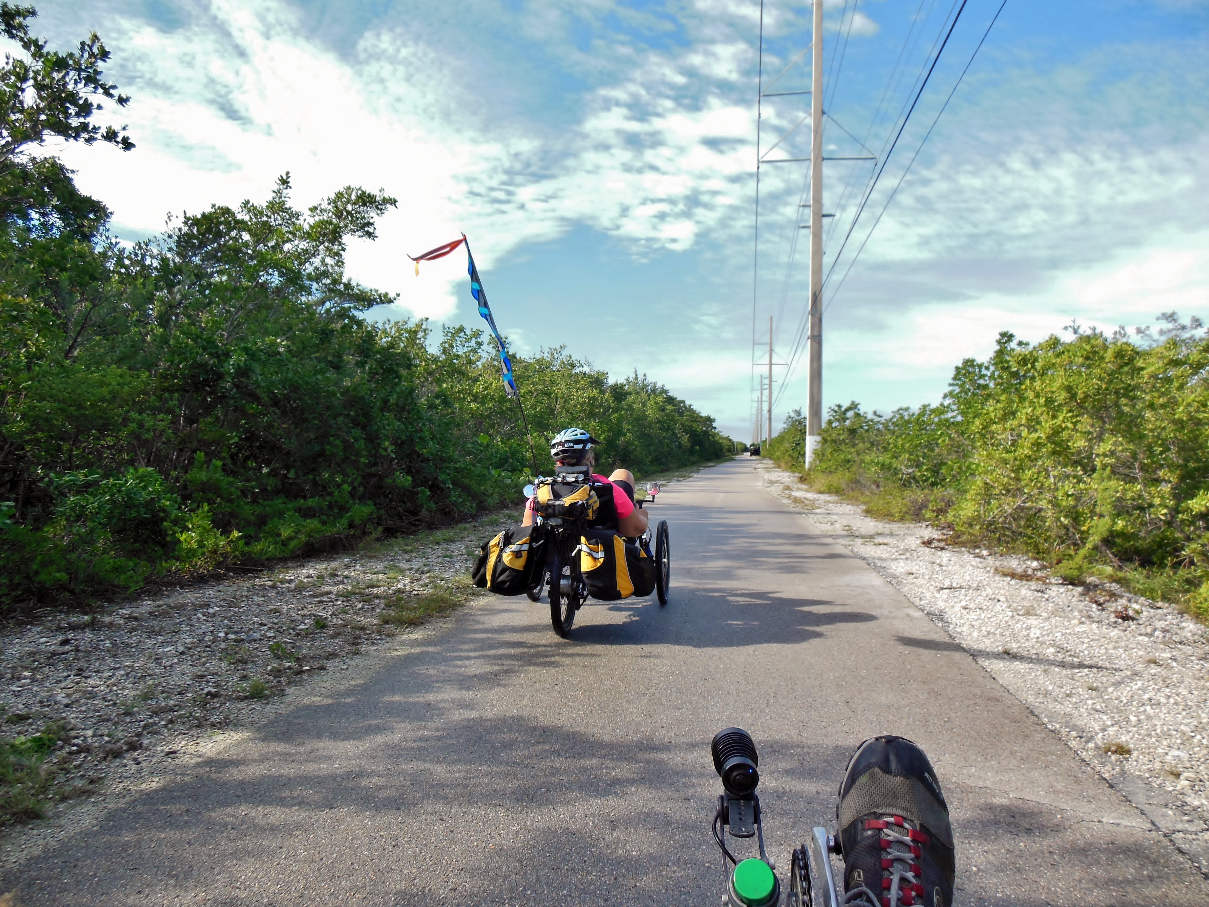 Sections of the trail move away from the highway and run closer to the water.