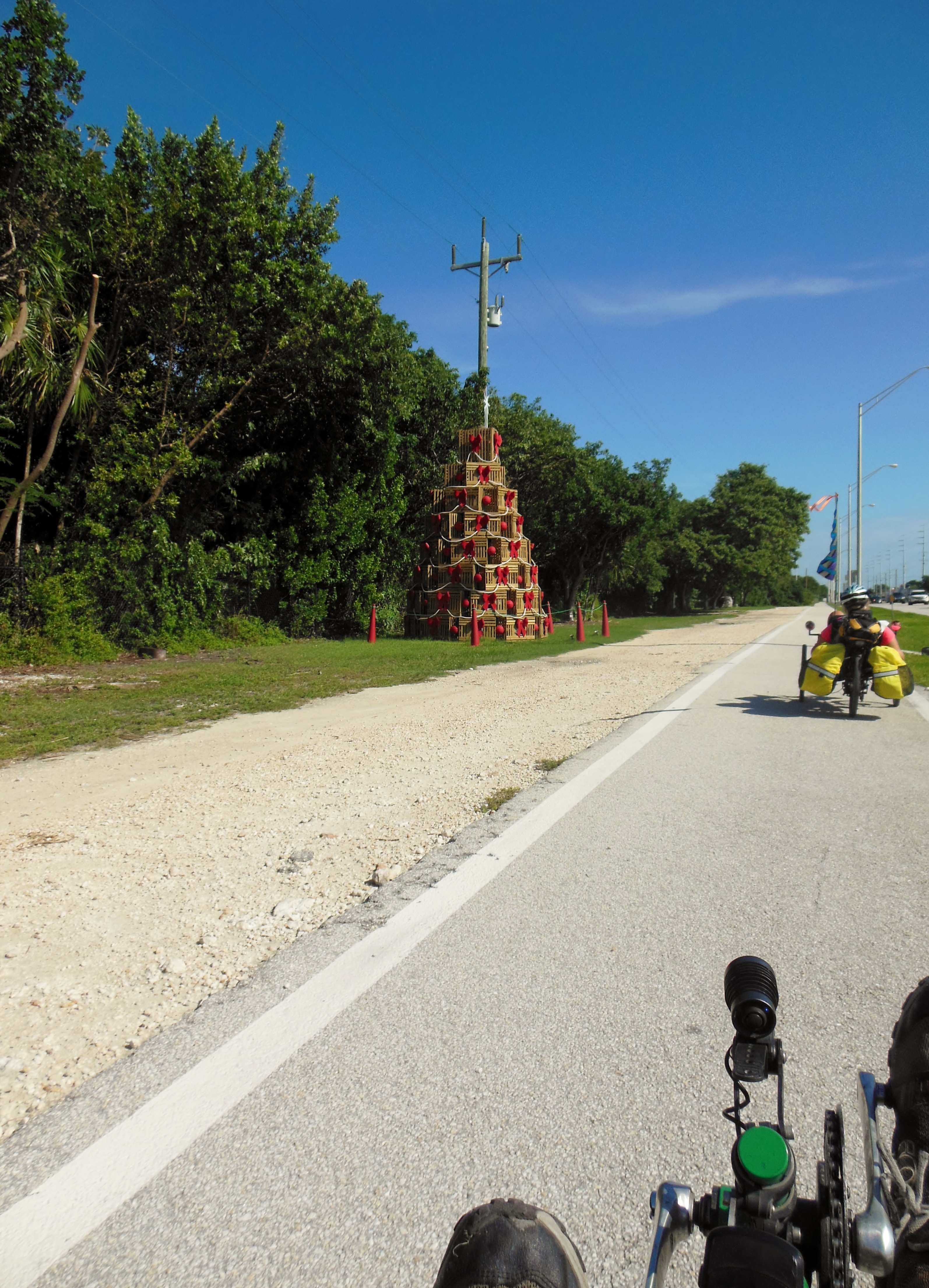 Riding on the trail in Marathon