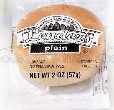 Lenders Frozen Bagel