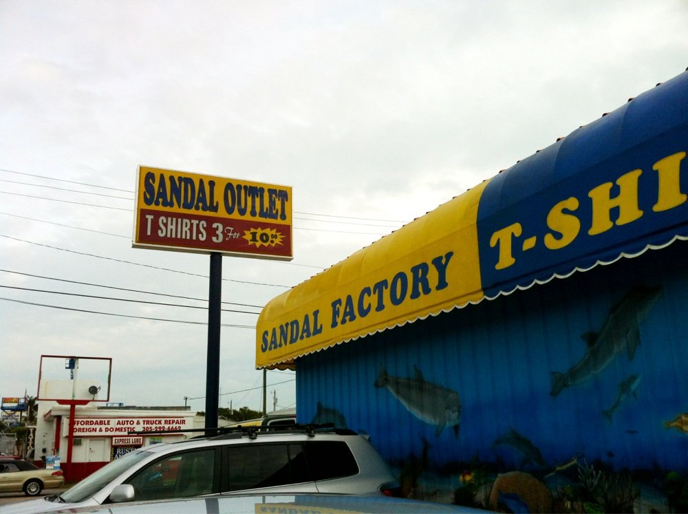 Sandal Factory Outlet Store - stay away - it's a rip-off.