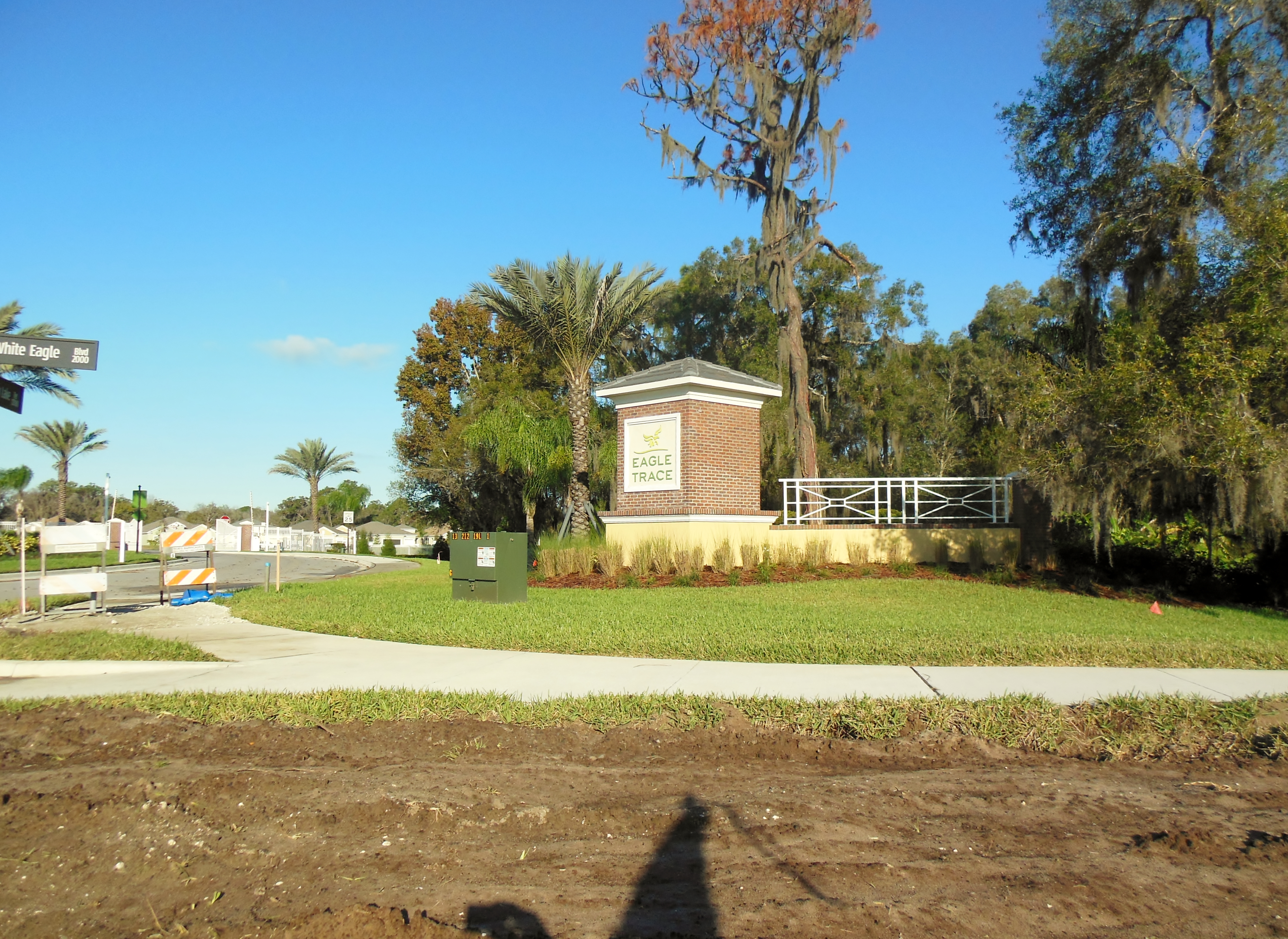 One of the new development along White Eagle - Eagle Trace. This is being constructed at the intersection of Pop Road and the not yet completed White Eagle Boulevard