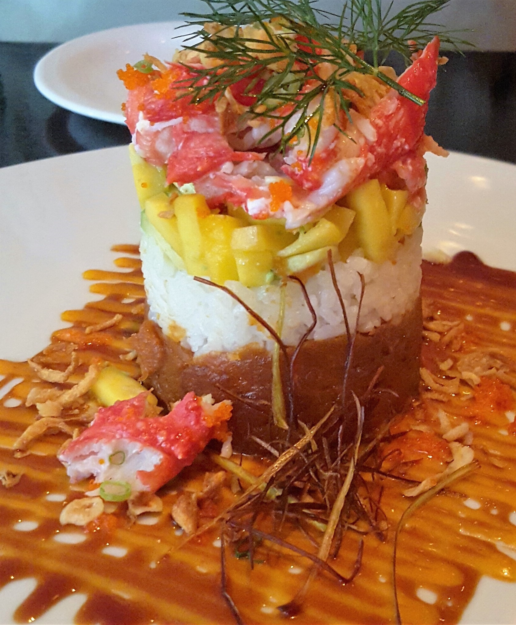 Vizen lobster tuna stack