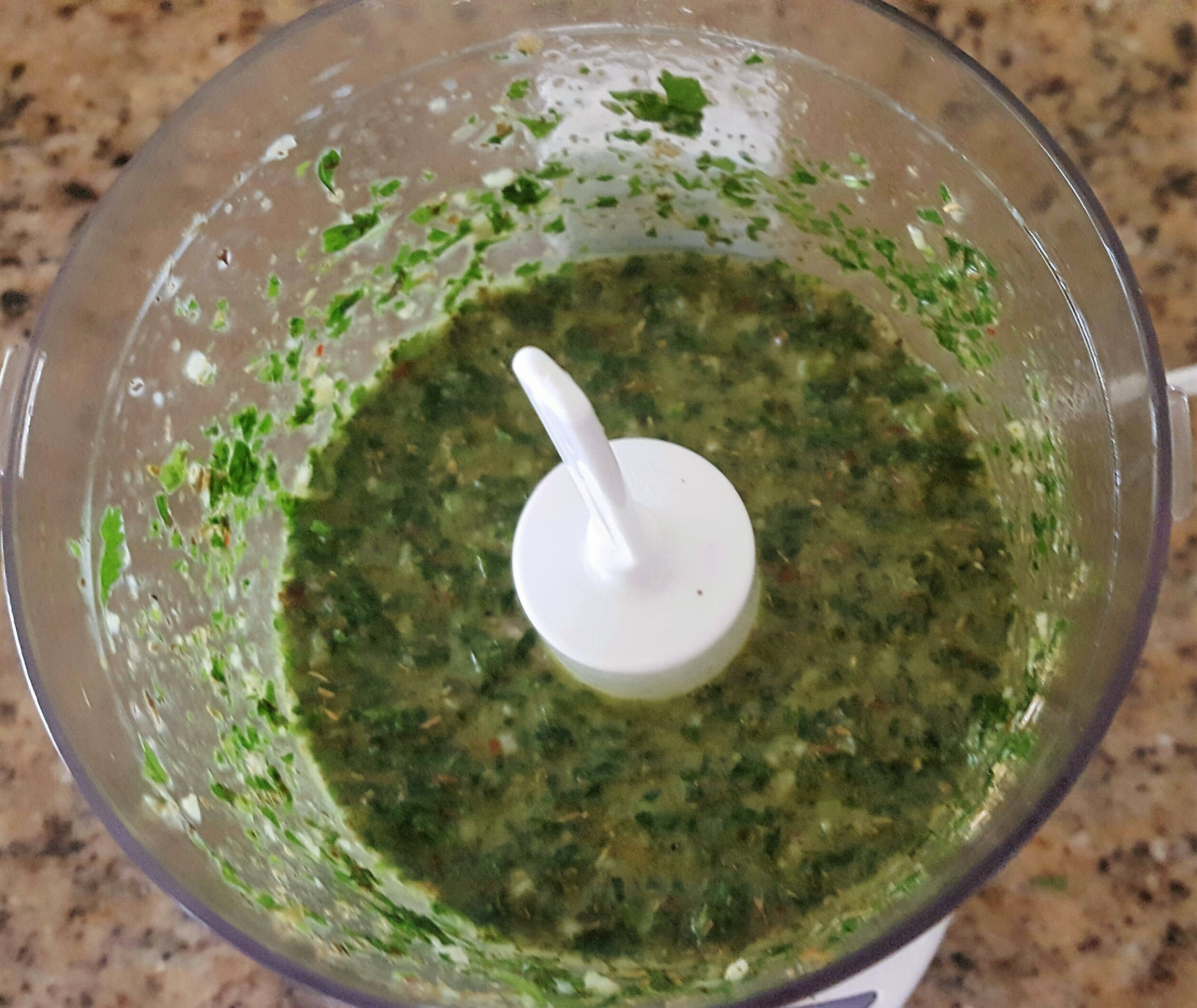 chimichurri in food processor