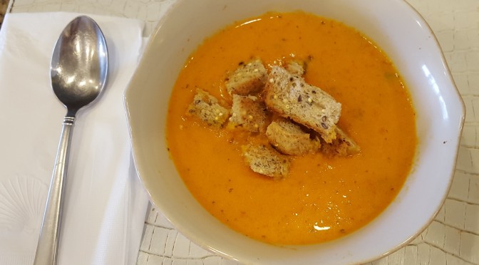 Love this Roasted Heirloom Tomato Soup