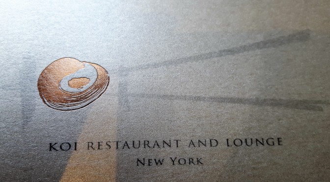 Restaurant Review: Koi Restaurant in the Bryant Park Hotel, New York